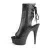 Pleaser - DELIGHT1018MMG Bottes de plateforme - Noir Product image